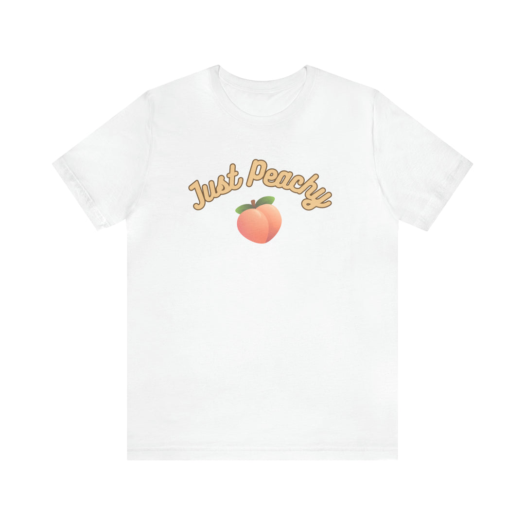 Just Peachy Tee-bella + canvas 3001