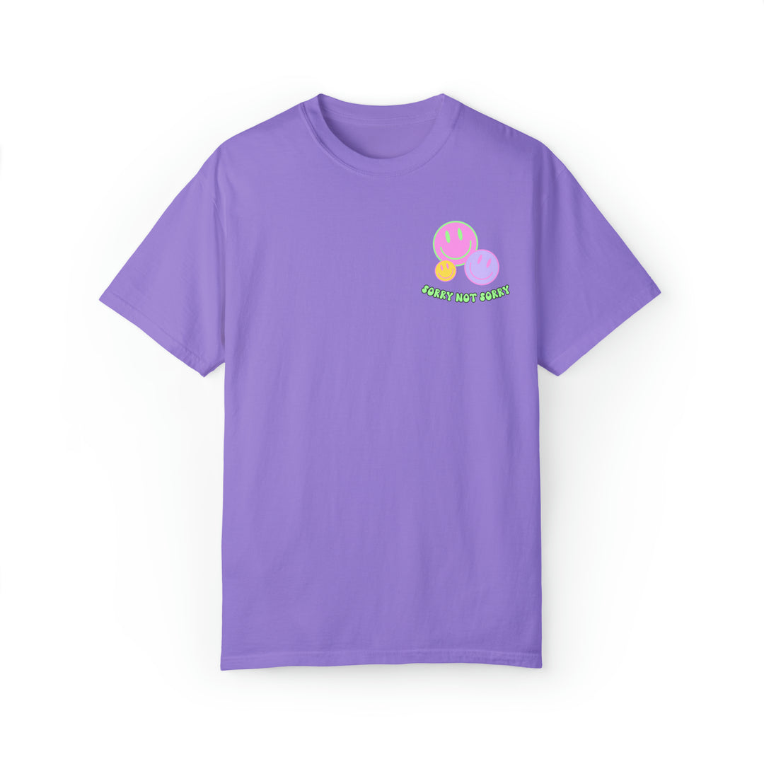 Sorry Not Sorry Tee-comfort colors 1717