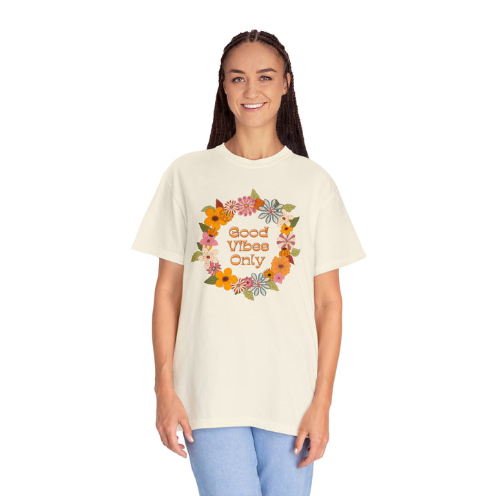 Good Vibes Flower Tee