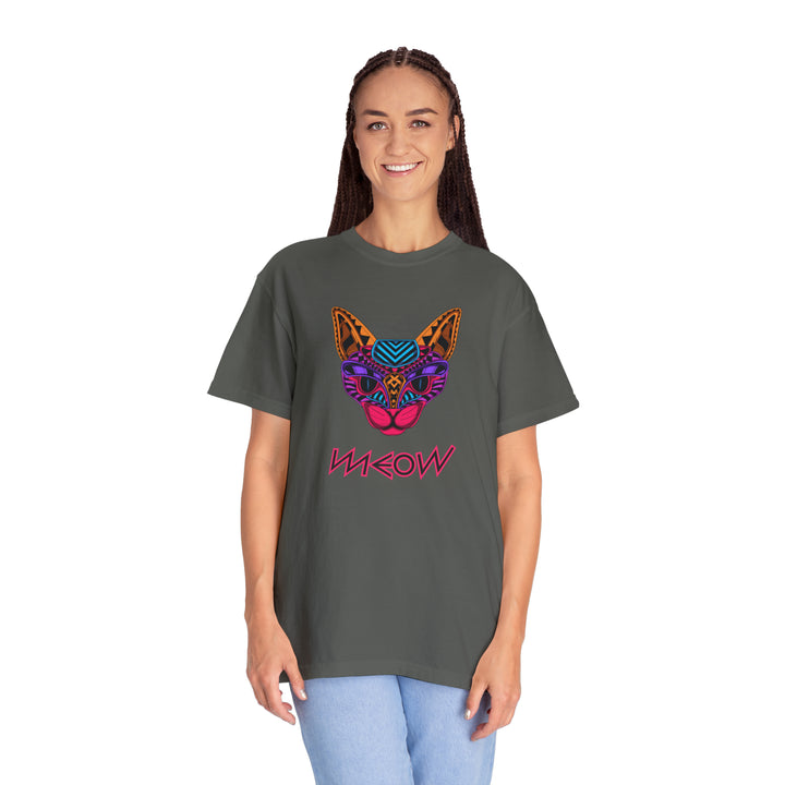 Meow Tee-comfort colors 1717