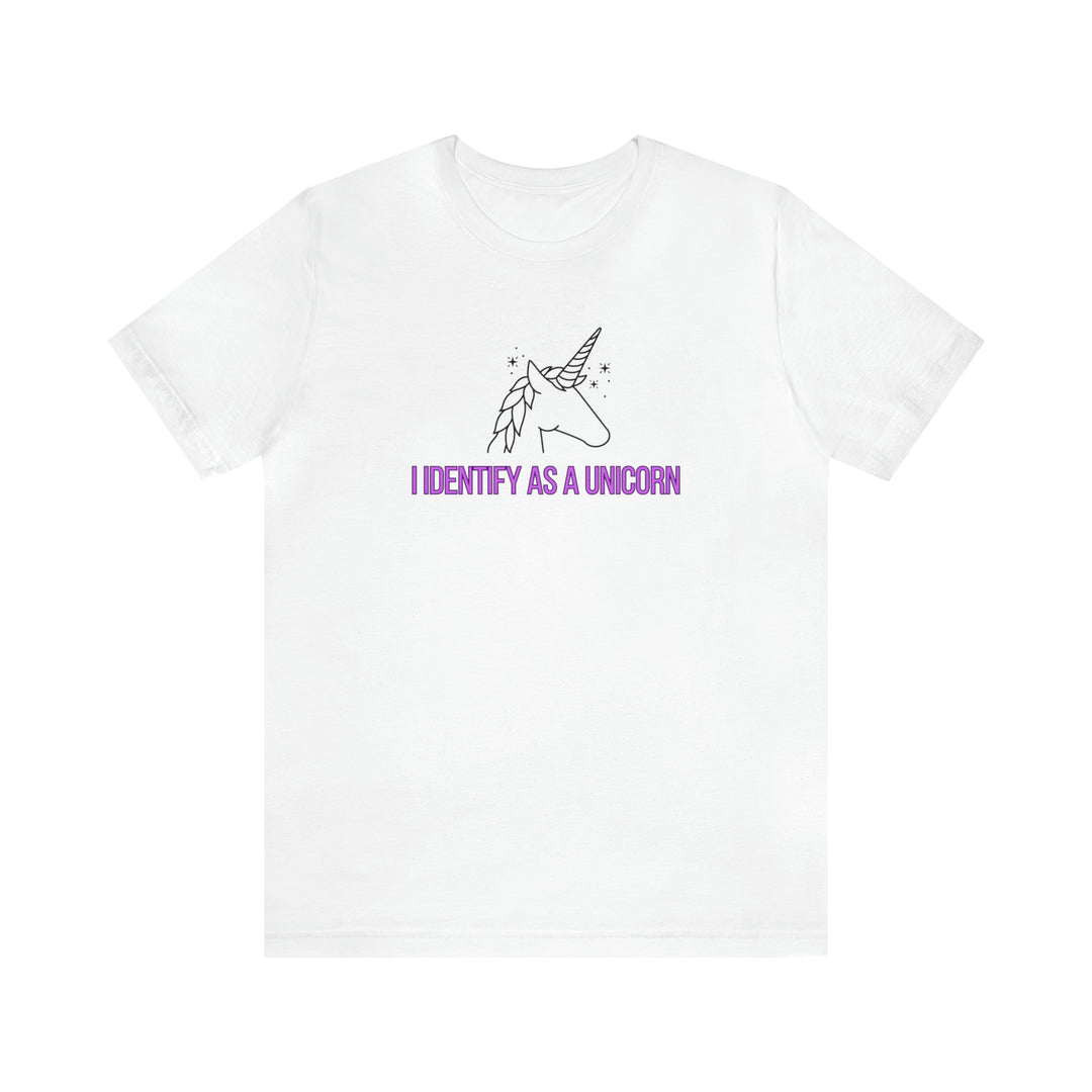 I Identify As A Unicorn Tee-bella + canvas 3001