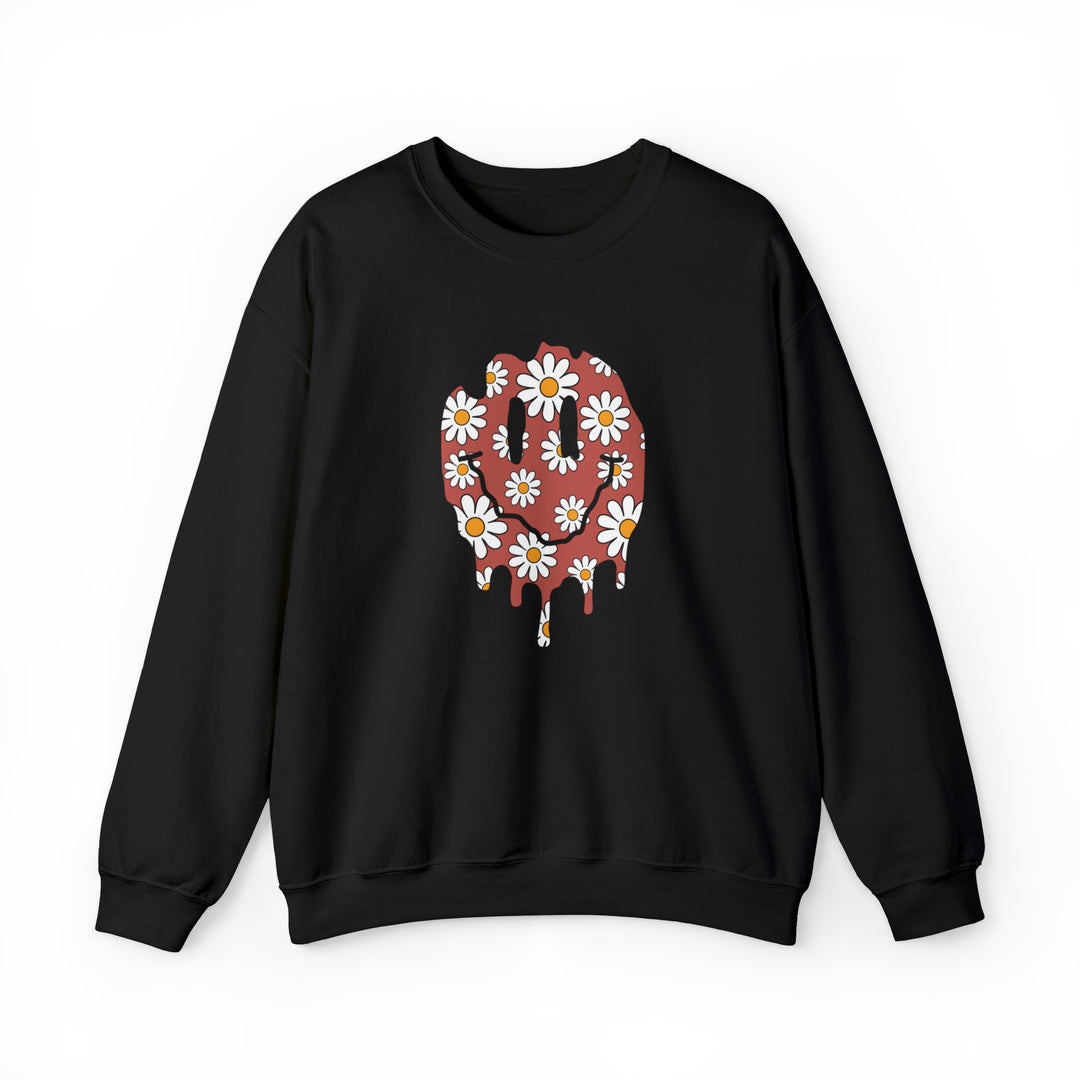 Melted Smiley face- Daisy Sweatshirt