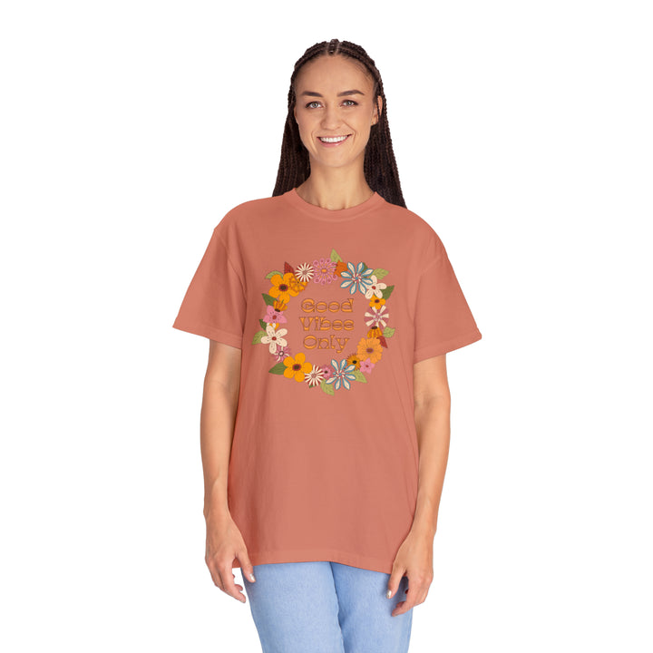 Good Vibes Tee-comfort colors 1717