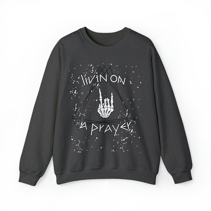 Livin On A Prayer Sweatshirt-gildan 18000