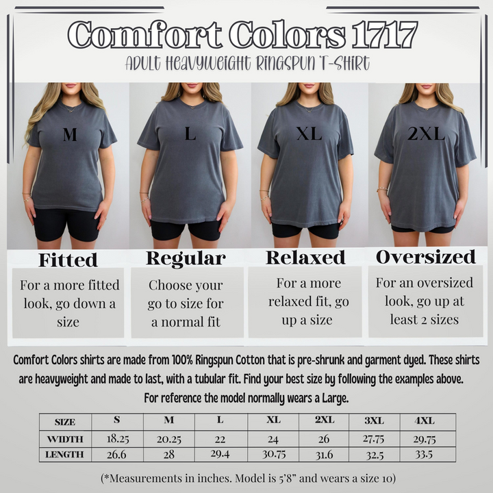 Sorry Not Sorry Tee-comfort colors 1717