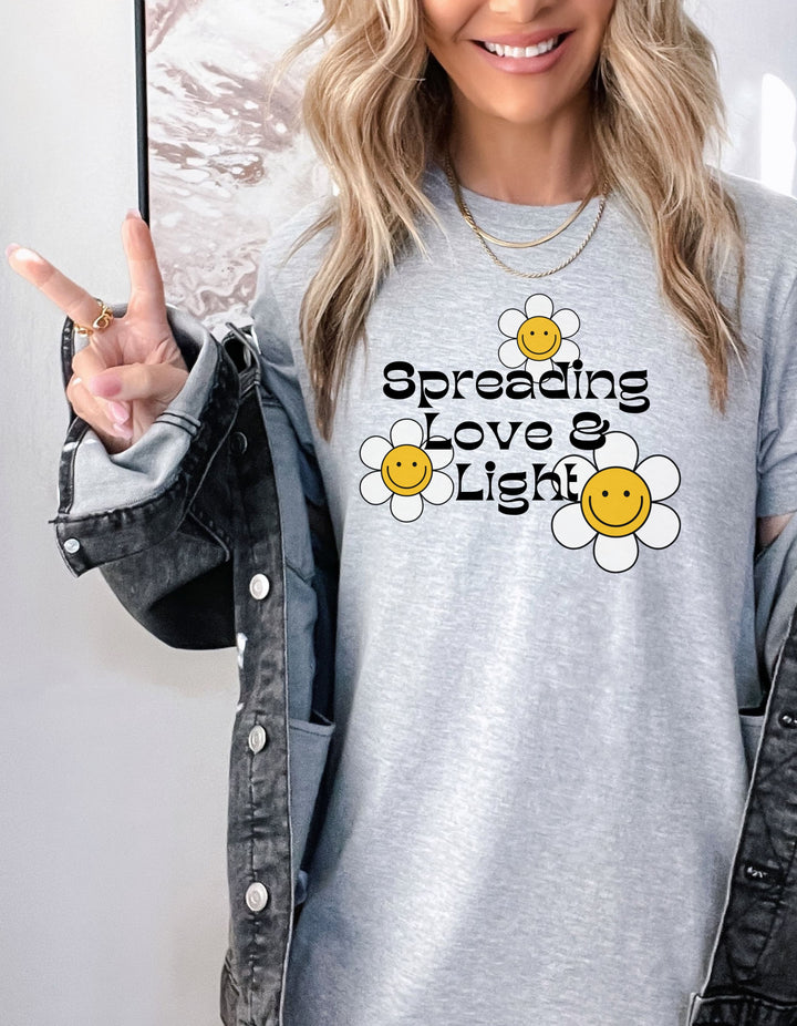 Spreading Love & Light Tee-bella + canvas 3001