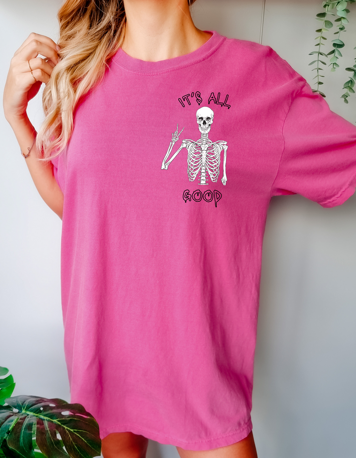 It's All Good Skeleton Tee-comfort colors 1717