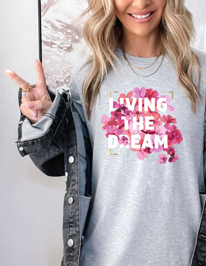 Living The Dream Tee-bella + canvas 3001