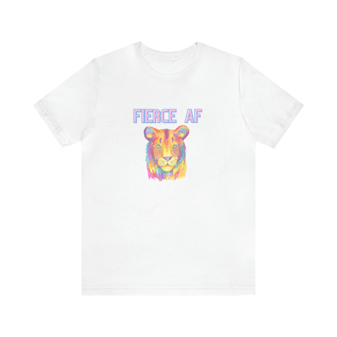 Fierce AF Lion Tee-bella + canvas 3001