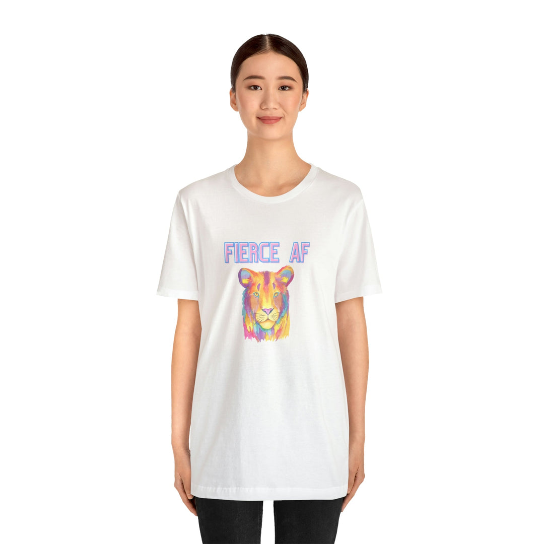 Fierce AF Lion Tee-bella + canvas 3001