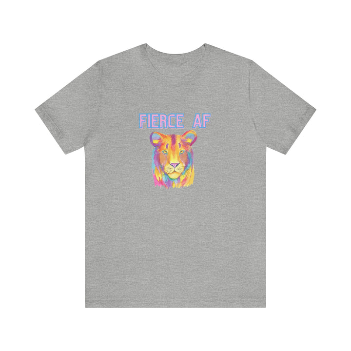 Fierce AF Lion Tee-bella + canvas 3001